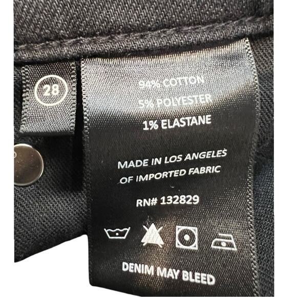 GRLFRND Erin high rise flare jeans in black size 28 - Picture 7 of 12